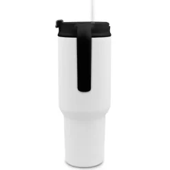 Kubek termiczny 1100 ml Air Gifts z ergonomicznym uchwytem | Ony / Biały VA094-02