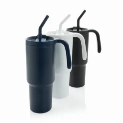 Kubek termiczny 900 ml Graphic 360 / Niebieski P437.3225