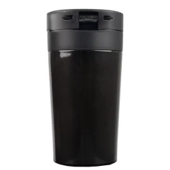 Kubek termiczny 300 ml, posiada sitko zatrzymujące fusy | Laura / Czarny V0552-03