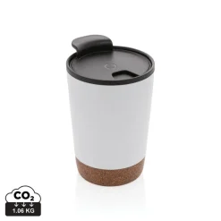 Kubek termiczny 300 ml, PP z recyklingu / Biały P435.073