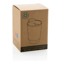 Kubek termiczny 300 ml, PP z recyklingu / Biały P435.073