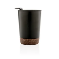 Kubek termiczny 300 ml, PP z recyklingu / Czarny P435.071