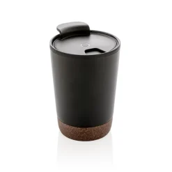 Kubek termiczny 300 ml, PP z recyklingu / Czarny P435.071