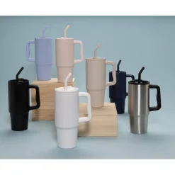 Kubek termiczny 900 ml / Różowy P437.3014