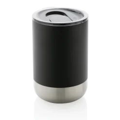 Kubek termiczny 360 ml, stal nierdzewna z recyklingu / Czarny P433.061