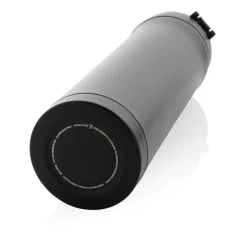 Kubek termiczny 450 ml, stal nierdzewna z recyklingu / Czarny P435.501