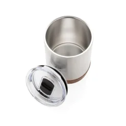 Kubek termiczny 180 ml, stal nierdzewna z recyklingu / Srebrny P435.052