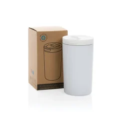 Kubek termiczny 300 ml, stal nierdzewna z recyklingu / Biały P435.093