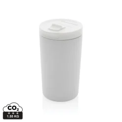 Kubek termiczny 300 ml, stal nierdzewna z recyklingu / Biały P435.093