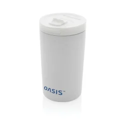 Kubek termiczny 300 ml, stal nierdzewna z recyklingu / Biały P435.093