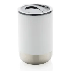 Kubek termiczny 360 ml, stal nierdzewna z recyklingu / Biały P433.063