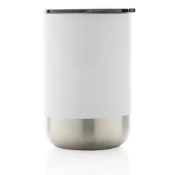 Kubek termiczny 360 ml, stal nierdzewna z recyklingu / Biały P433.063