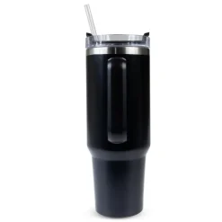 Kubek termiczny 1200 ml z ergonomicznym uchwytem | Stasimus / Czarny VA060-03