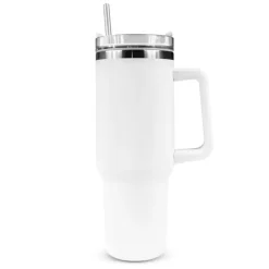 Kubek termiczny 1200 ml z ergonomicznym uchwytem | Stasimus / Biały VA060-02