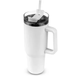 Kubek termiczny 1200 ml z ergonomicznym uchwytem | Stasimus / Biały VA060-02