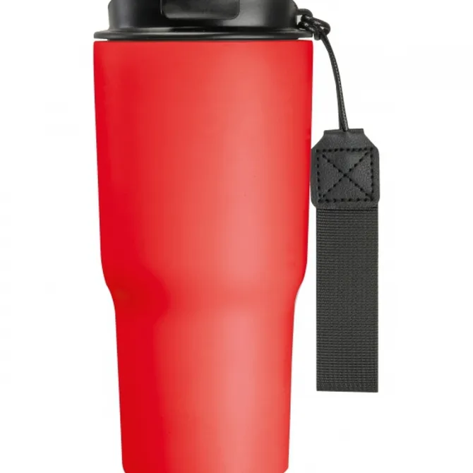 Kubek termiczny 550 ml ze stali z recyklingu DANA / żółty 8523908