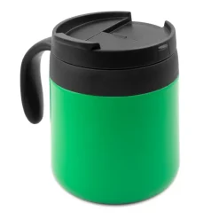 Kubek termiczny 400 ml z rączką | Wyatt / Zielony V4838-06
