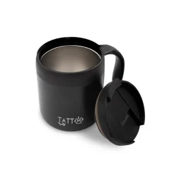 Kubek termiczny 400 ml z rączką | Wyatt / Czarny V4838-03
