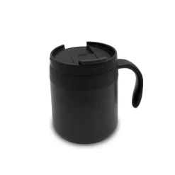 Kubek termiczny 400 ml z rączką | Wyatt / Czarny V4838-03