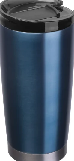 Kubek termiczny stalowy z recyklingu LA LOUVIERE MoLu 540 ml / Granatowy 535044