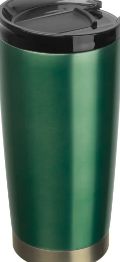 Kubek termiczny stalowy z recyklingu LA LOUVIERE MoLu 540 ml / Ciemnozielony 535099