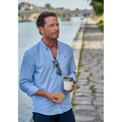 Kubek termiczny stalowy z recyklingu PORTOFINO MoLu 300 ml / Biały 397906