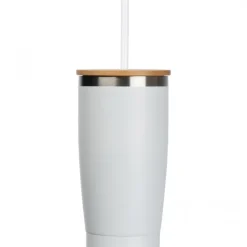 Kubek termiczny ze słomką 500 ml RODRIGO / Biały 8396706