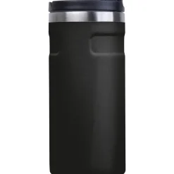 Kubek termiczny ze stali z recyklingu 450 ml SILVIO / Czarny 8536503