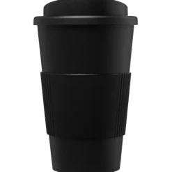 Kubek termiczny z serii Americano® o pojemności 350 ml z uchwytem / Czarny 21000200