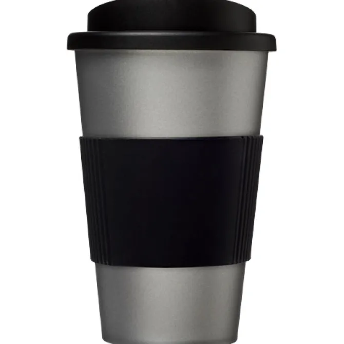 Kubek termiczny z serii Americano® o pojemności 350 ml z uchwytem / Błękitny 21000218