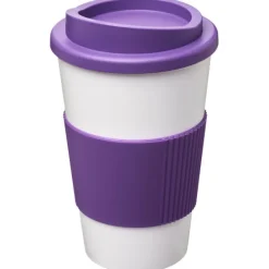 Kubek termiczny z serii Americano® o pojemności 350 ml z uchwytem / Biały 21000212