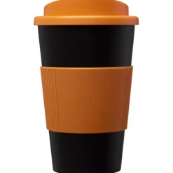 Kubek termiczny z serii Americano® o pojemności 350 ml z uchwytem / Czarny 21000205
