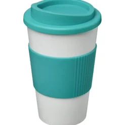 Kubek termiczny z serii Americano® o pojemności 350 ml z uchwytem / Biały 21000229