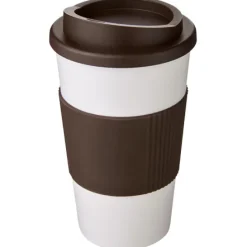 Kubek termiczny z serii Americano® o pojemności 350 ml z uchwytem / Biały 21000231