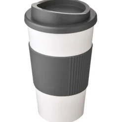 Kubek termiczny z serii Americano® o pojemności 350 ml z uchwytem / Czarny 21000204
