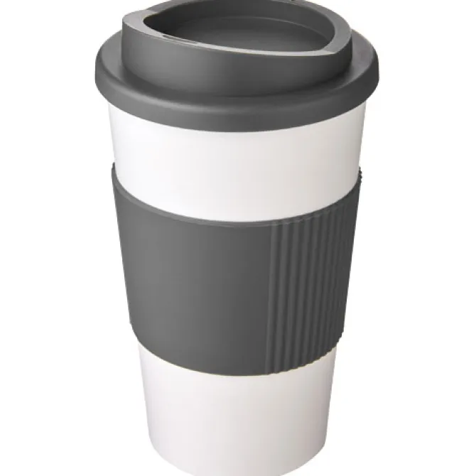 Kubek termiczny z serii Americano® o pojemności 350 ml z uchwytem / Biały 21000232