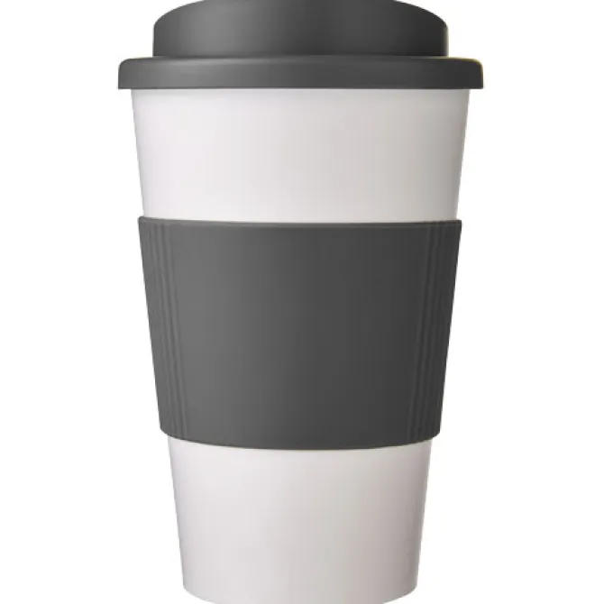 Kubek termiczny z serii Americano® o pojemności 350 ml z uchwytem / Biały 21000232