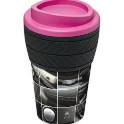 Kubek termiczny z serii Brite-Americano® tyre o pojemności 350 ml / Magenta 21008809