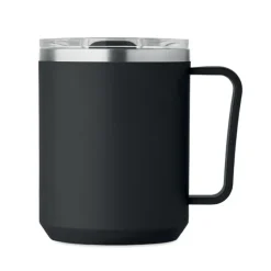 Kubek z 2 ściankami 400 ml / Czarny MO2900-03