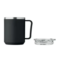 Kubek z 2 ściankami 400 ml / Czarny MO2900-03