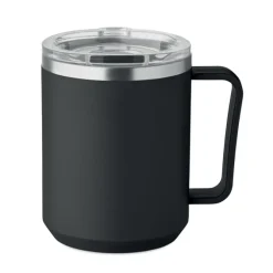 Kubek z 2 ściankami 400 ml / Czarny MO2900-03