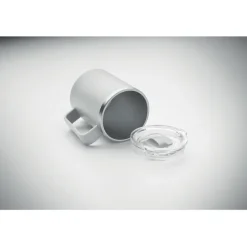 Kubek z 2 ściankami 400 ml / Szary MO2900-07