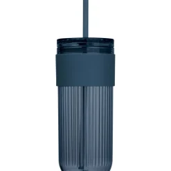 Kubek ze słomką 660 ml SOLEDAD / Granatowy 8552944