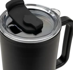 Kubek ze słomką XXL 1200 ml TEODORA / Czarny 8468603