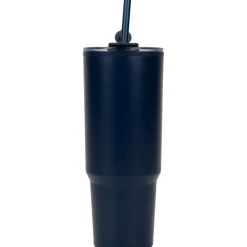 Kubek ze słomką XXL 1200 ml TEODORA / Granatowy 8468644