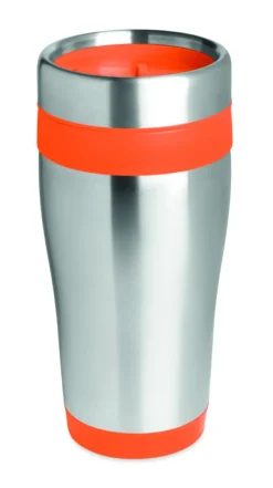 Kubek ze stali nierdz, 455ml / Pomarańczowy MO3559-10