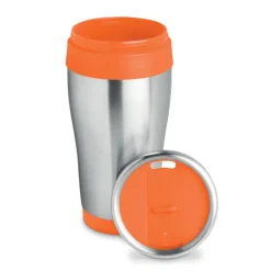 Kubek ze stali nierdz, 455ml / Pomarańczowy MO3559-10