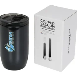Kubek z miedzianą izolacją próżniową Lagom 380 ml / Czarny błyszczący 10054800