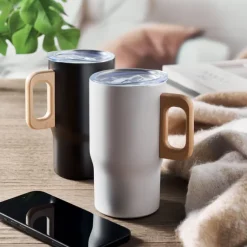 Kubek z podwójną ścianką 350 ml / Bialy MO2499-06
