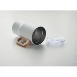 Kubek z podwójną ścianką 350 ml / Bialy MO2499-06